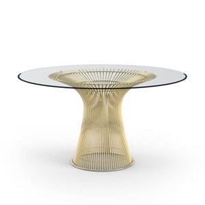 Knoll Platner Dining Table in Gold