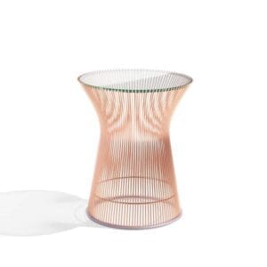 Knoll Platner Side Table in Rose Gold