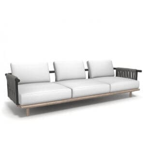 Roda Eden 3-Seater Padded Sofa