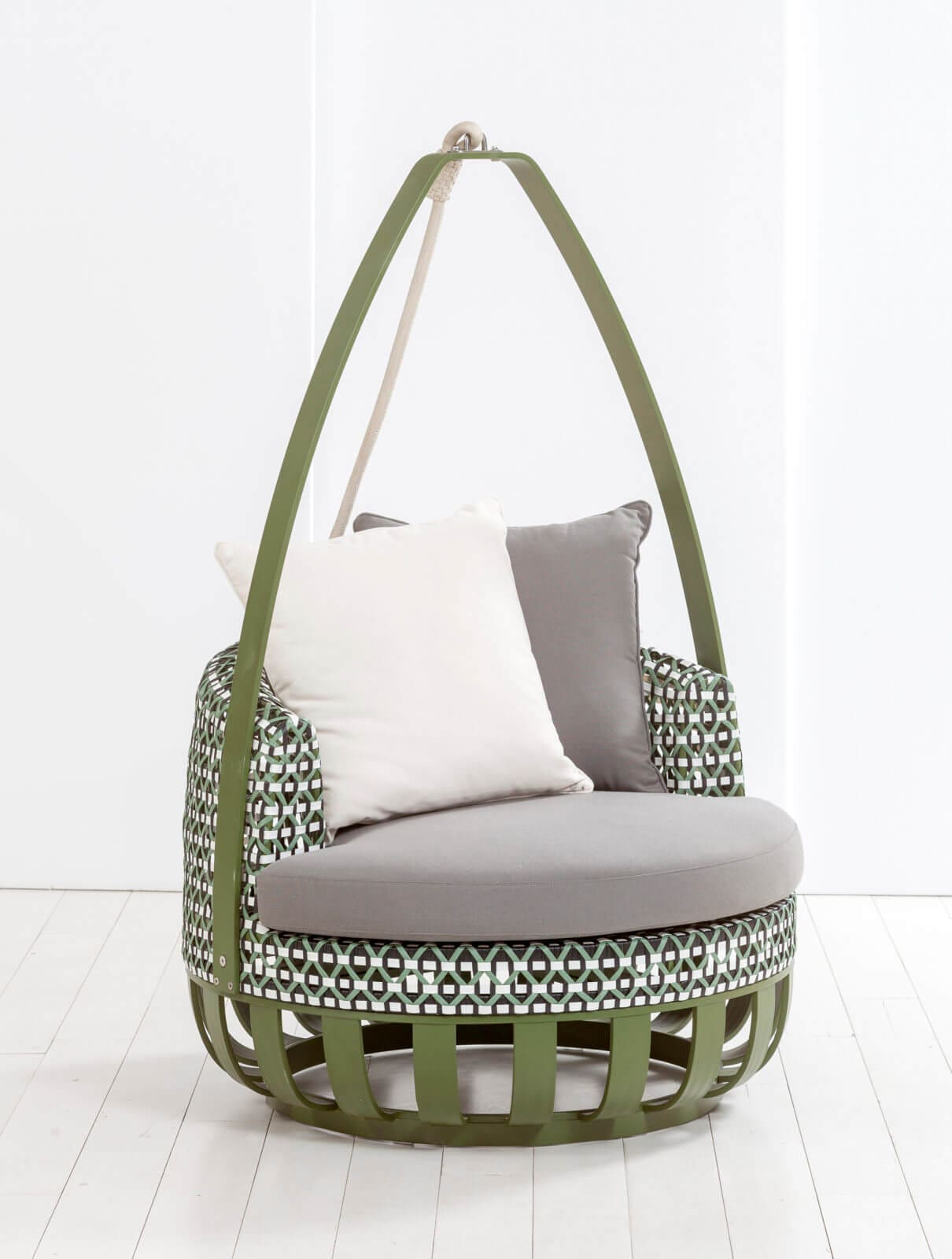 Contract Vase Hanging Chair W/ Wicker Contract Vase Hanging Chair W/ Wicker