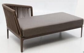 Contract Chiengmai Meridienne Right Short Arm W/ Strap