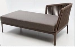 Contract Chiengmai Meridienne Left Short Arm W/ Strap