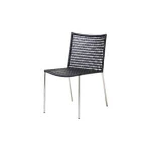 Cane Line Straw dining chair wo/armrest, Flat weave, stackable