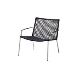Cane Line Straw lounge chair, Round weave, stackable