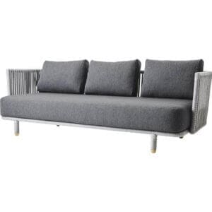 Cane Line Moments 3-seater sofa
