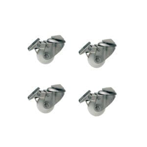 Royal Botania Umbrella Bases Stainless Steel Wheelset