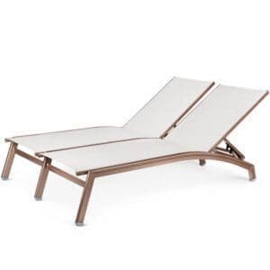 Pavilion Pinecrest Double Chaise Lounge (straight seat)