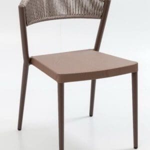 CONTRACT PRAGE DINING SIDE CHAIR SLING SEAT