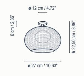 Bover Garota Ceiling Light