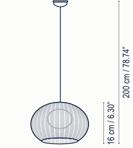 Bover Garota Pendant Light