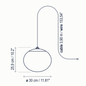 Bover Elipse S Hanging Pendant