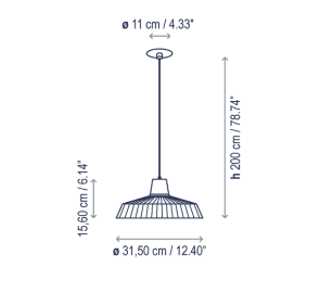 Bover Marietta Pendant Light