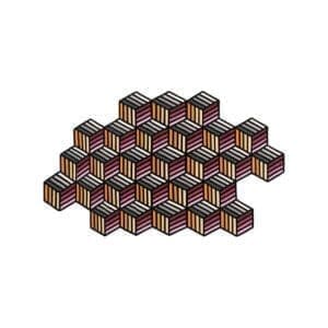 Gan Kilim Parquet Hexagon/Tetragon Rug