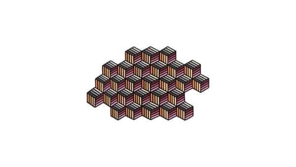 Gan Kilim Parquet Hexagon Rug