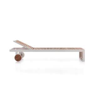 Gandia Blasco DNA Teak Chaise Lounge