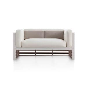 Gandia Blasco DNA Teak 2 Seat Sofa