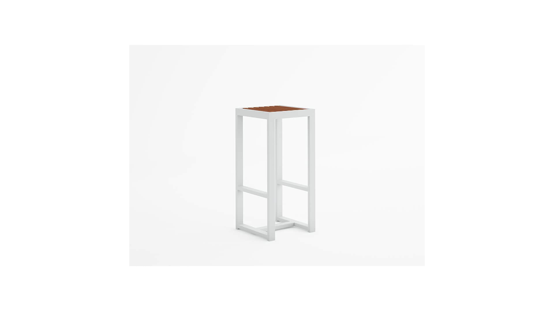 Gandia Blasco DNA Teak High Stool Gandia Blasco DNA Teak High Stool
