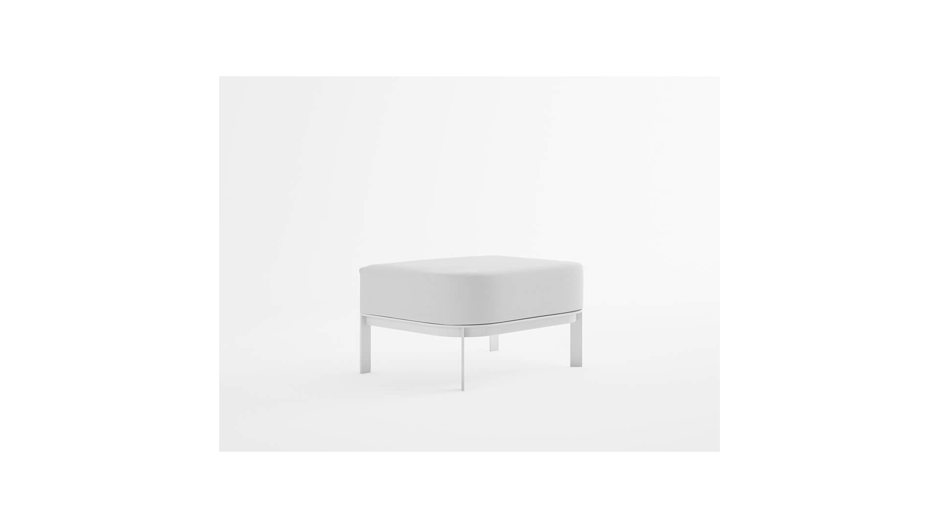 Gandia Blasco Solanas Pouf For Lounge Chair Gandia Blasco Solanas Pouf For Lounge Chair