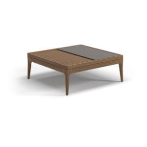 Gloster Lima Coffee Table w/ Glass Top
