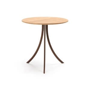 EXPORMIM INTERIORS BISTRO DINING TABLE STAND WITH ELLIPTICAL TOP