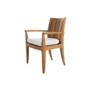 SUMMIT LOGGIA LG300 DINING ARM CHAIR W/ CUSHION