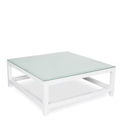 Kannoa Toledo Coffee Table w/ Tempered Glass Top