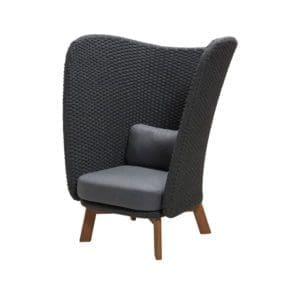 Cane-Line Peacock Wing Highback Chair W/ Cushions