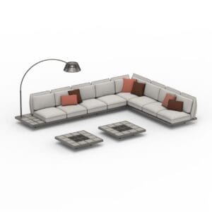 Royal Botania Mozaix Alu Lounge Set 02