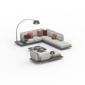 Royal Botania Mozaix Lounge Aluminum Set 04