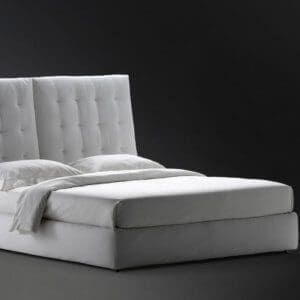Angle bed quilted headboard