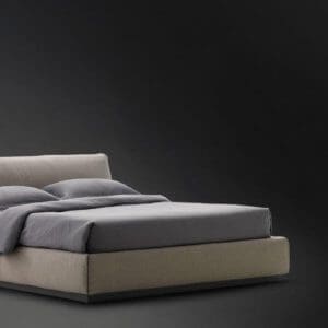 Gentleman low headboard bed