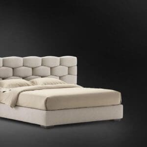 Majal wide headboard bed