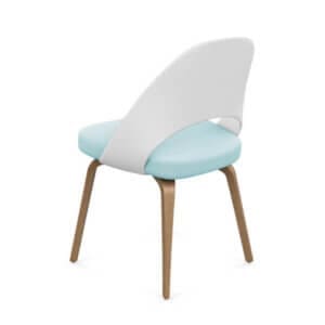 Knoll Saarinen Executive Armless Chair with Plastic Back
