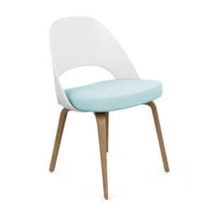 Knoll Saarinen Executive Armless Chair with Plastic Back