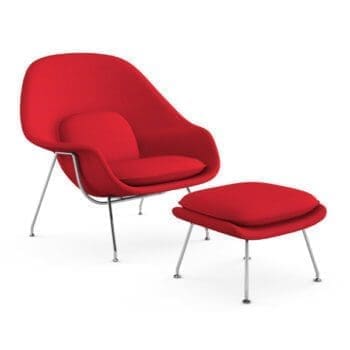 Knoll Saarinen Womb Chair with Ottoman Knoll Saarinen Womb Chair with Ottoman