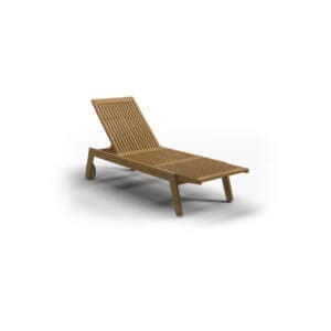 Gloster Solana Teak Lounger