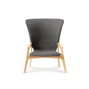 Ethimo Knit High back lounge armchair