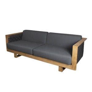 Cane-Line Angle 3 seater Sofa w/ Teak Frame
