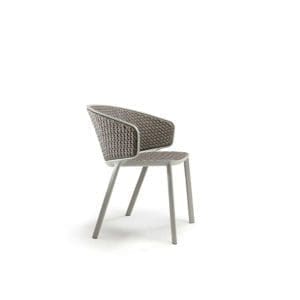 Ethimo Pluvia Dining Armchair - Round rope