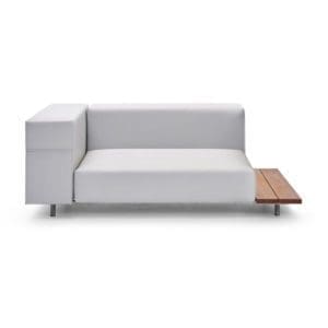 Extremis Walrus corner seat with side table