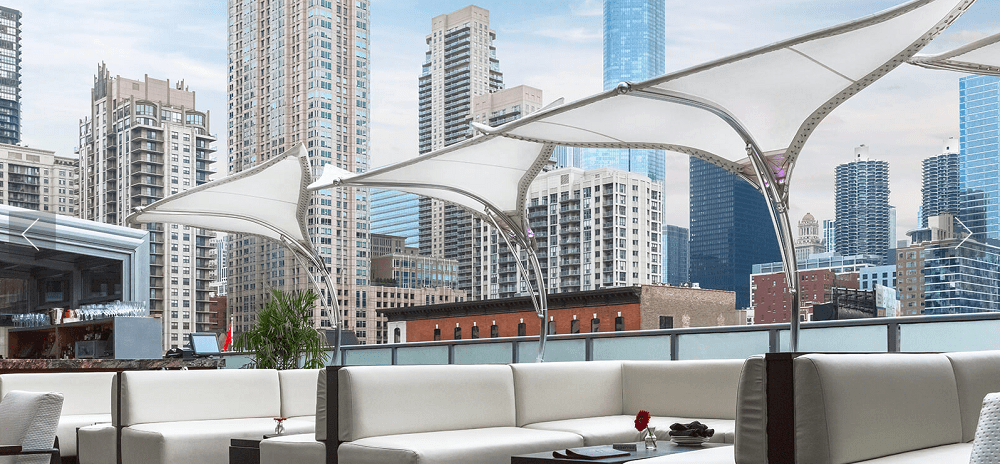 tuuci umbrella cantilever Sculptural beauty with Stingray