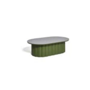 Lotus Oval Coffee Table With Ceramic Top