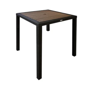 Kannoa Aria Bar Table with Gray Alumawood Top