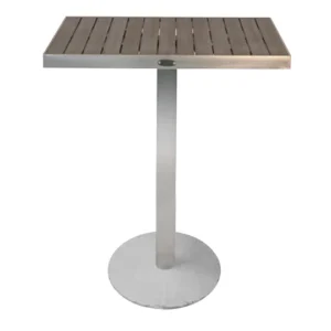 Kannoa Sicilia Pedestal Bar Table w/Alumawood