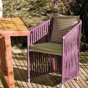 Kettal Bitta Lounge Dining Armchair Bella Rope
