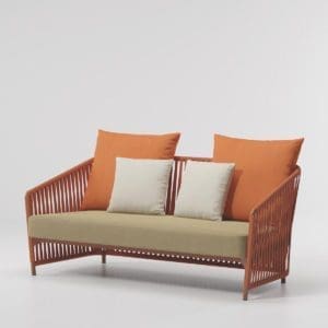 Kettal Bitta Lounge 2 Seater Sofa Bela Rope