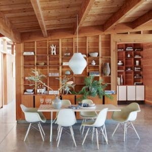 Herman Miller Eames Upholstered Molded Plastic Armchair