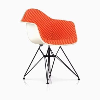 Herman Miller Eames Upholstered Shell Armchair Herman Miller Eames Upholstered Shell Armchair