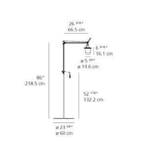 Artemide Tolomeo Outdoor Lantern Ground