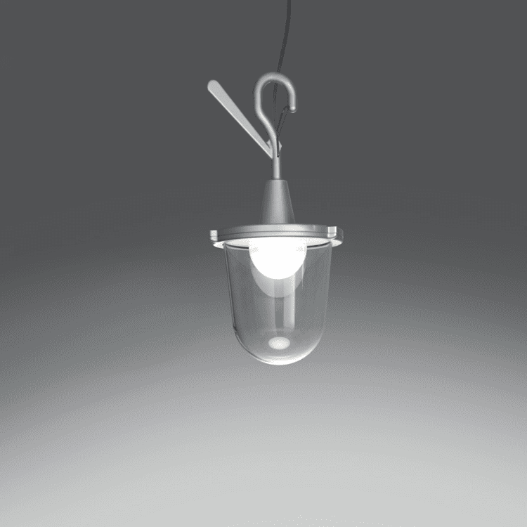 Artemide Tolomeo Outdoor Lantern Hook Suspension Artemide Tolomeo Outdoor Lantern Hook Suspension